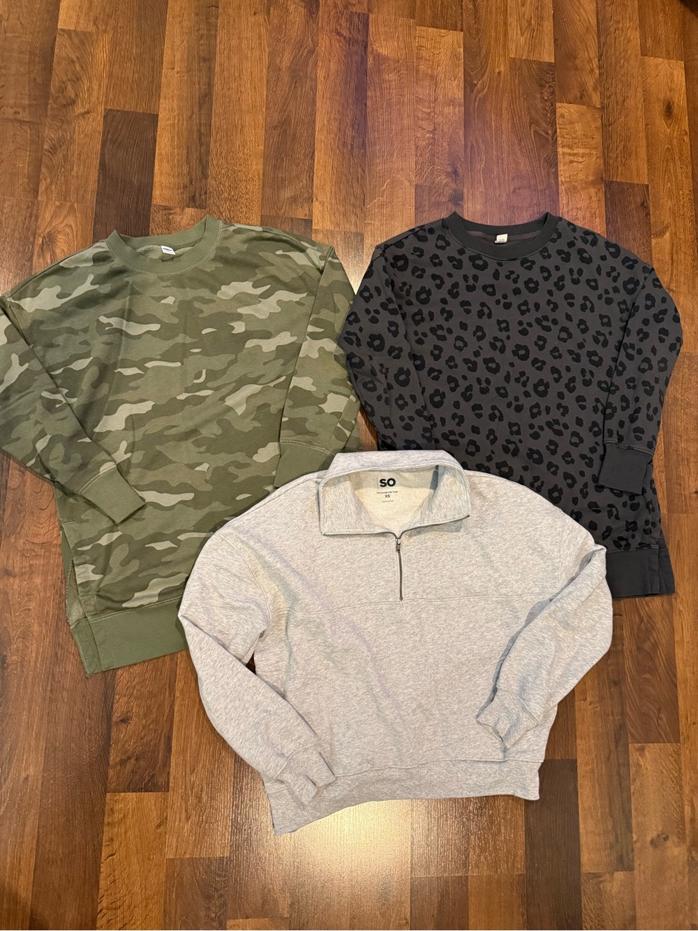 Lot of 3 Women’s Sweatshirts (size XS)
